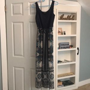 4P Dress Barn Maxi Dress with belt